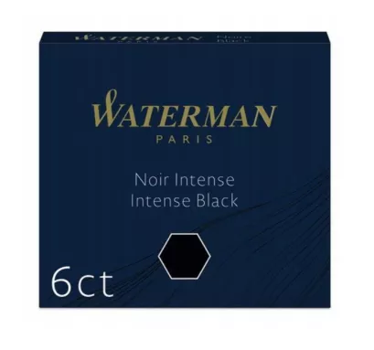Nabój do pióra Waterman krótki Czarny
