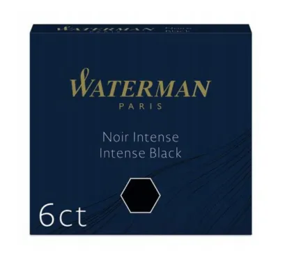 Nabój do pióra Waterman krótki Czarny