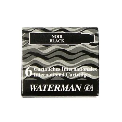 Nabój do pióra Waterman krótki Czarny
