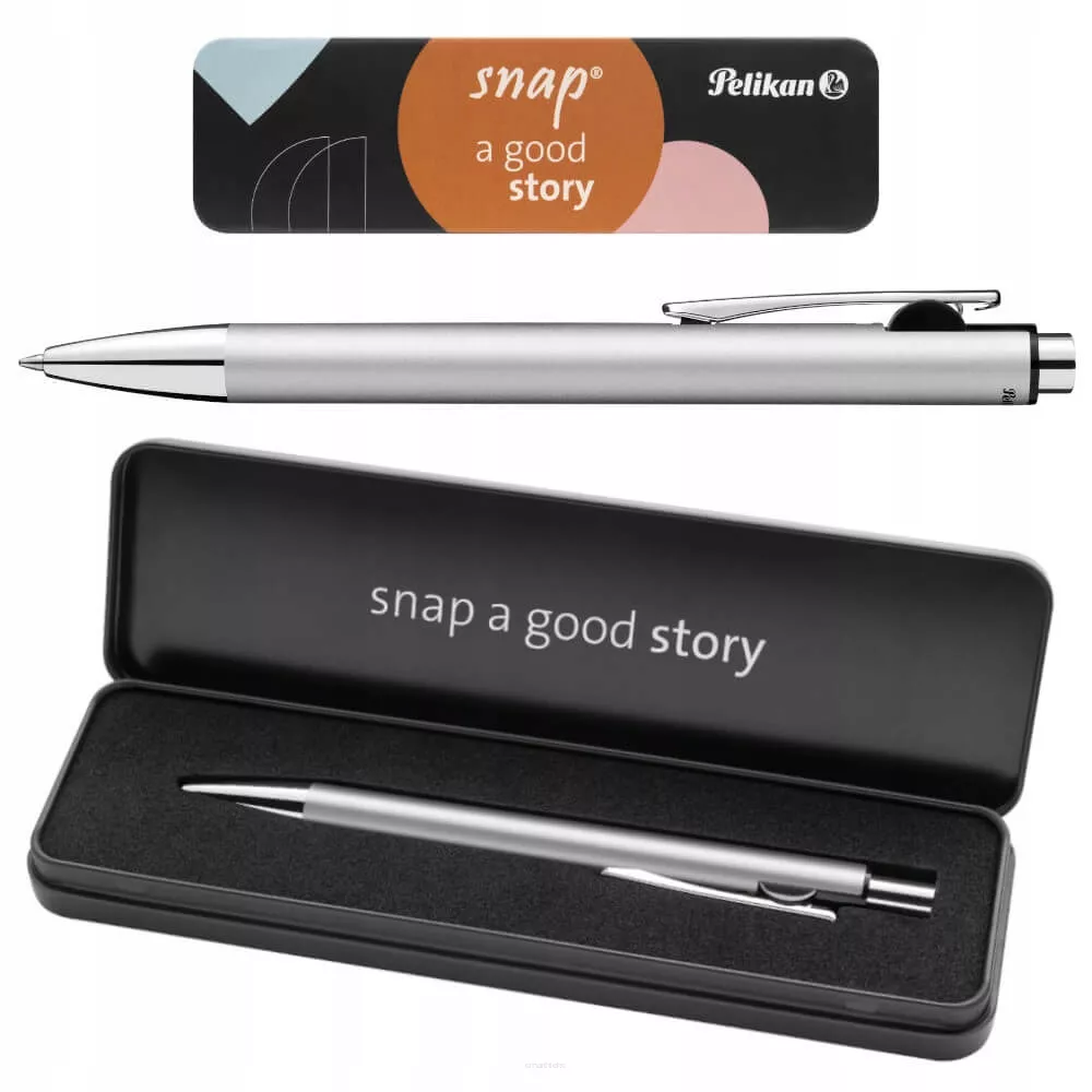 Długopis Etui Snap K10 Metallic Silver  SmartKleks.pl