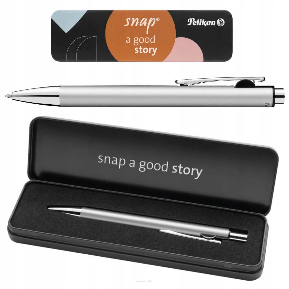 Długopis Etui Snap K10 Metallic Silver  SmartKleks.pl
