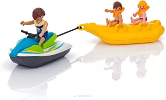 Playmobil Family Fun Skuter Wodny z Bananową Łódką  SmartKleks.pl