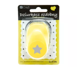 Dziurkacz Ozdobny Gwiazda  2,5 cm JCDZ-110-019 smartkleks.pl