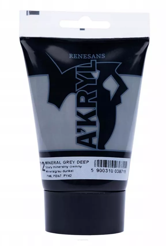Farba Akrylowa Renesans 100ml 72 Szary Mineralny Ciemny smartkleks.pl