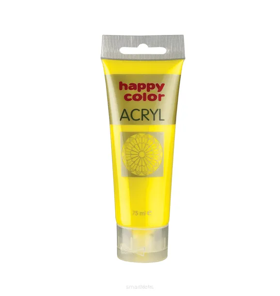 Farba Akrylowa Happy Color 75ml Cytrynowa 12