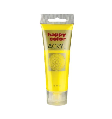 Farba Akrylowa Happy Color 75ml Cytrynowa 12