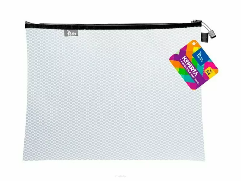 Koperta A4 z Suwakiem Metalowym Biała Tetis smartkleks.pl