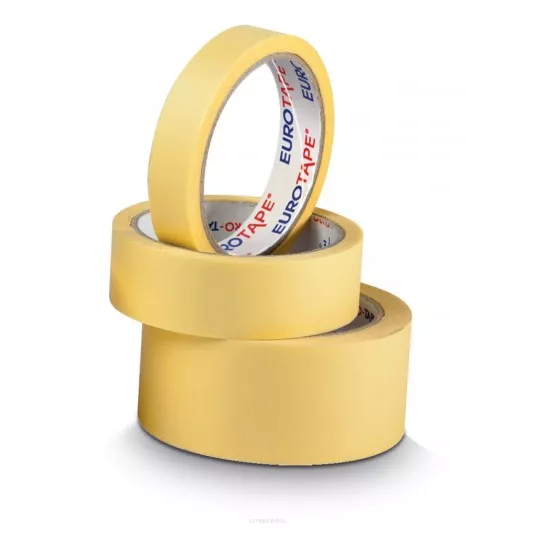 Taśma malarska 25mmx25m żółta Dalpo