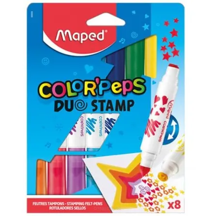 Flamastry Stemple Maped Color Peps  8 szt.
