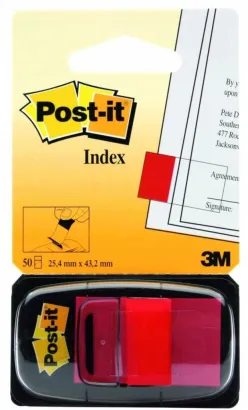 Zakładki Indeksujące Post-it Czerwone