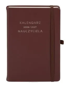 Kalendarze szkolne Kalendarz Nauczyciela 2026/27 A5 Brązowy