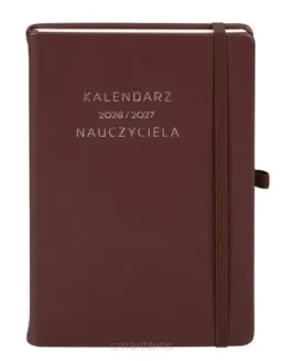 Kalendarze szkolne Kalendarz Nauczyciela 2026/27 A5 Brązowy