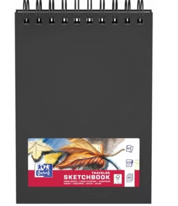 Szkicownik Oxford Traveler Sketchbook 225g/m2 A5 Spirala