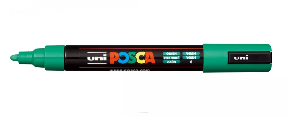 Pisak Posca PC-5M Zielony Smartkleks.pl