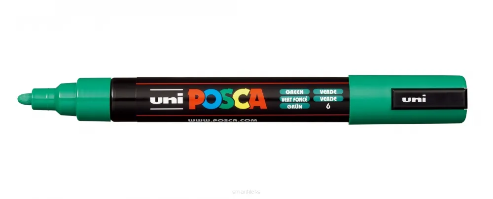 Pisak Posca PC-5M Zielony Smartkleks.pl