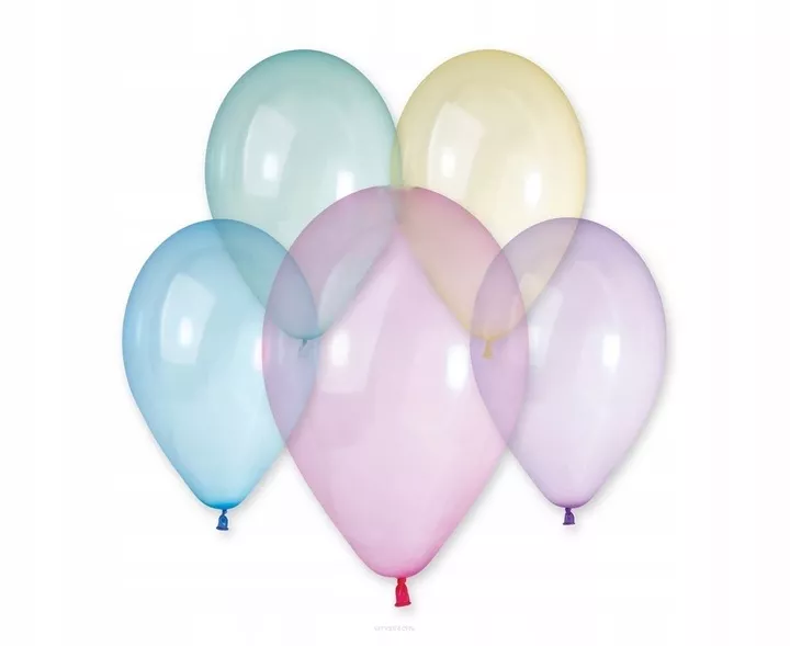 Balony 100 sztuk Krystaliczne Mix Kolorów Gemar  SmartKleks.pl