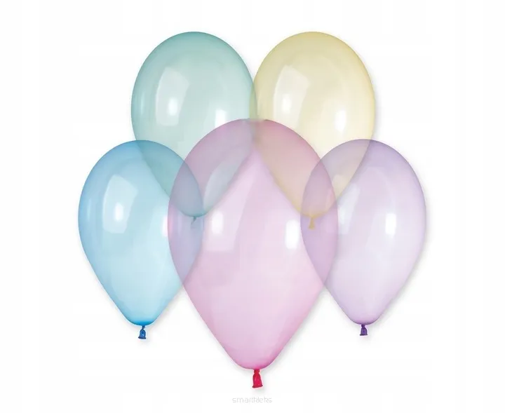 Balony 100 sztuk Krystaliczne Mix Kolorów Gemar  SmartKleks.pl