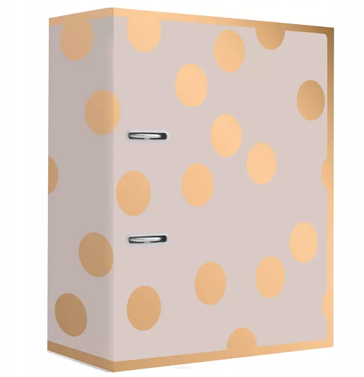 Segregator A4/75 Interdruk Satin Gold Dots smartkleks.pl
