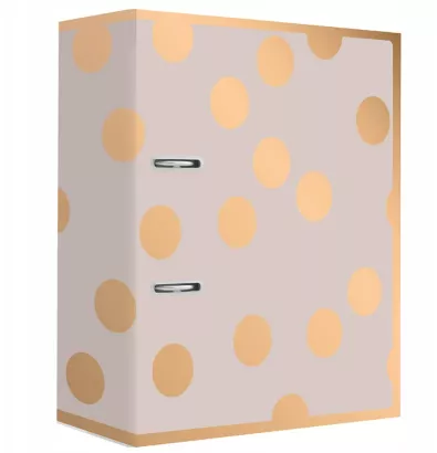 Segregator A4/75 Interdruk Satin Gold Dots
