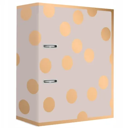 Segregator A4/75 Interdruk Satin Gold Dots