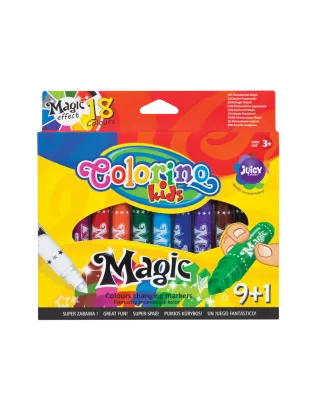 Flamastry Colorino Magic Zmieniające Kolor 10 szt.