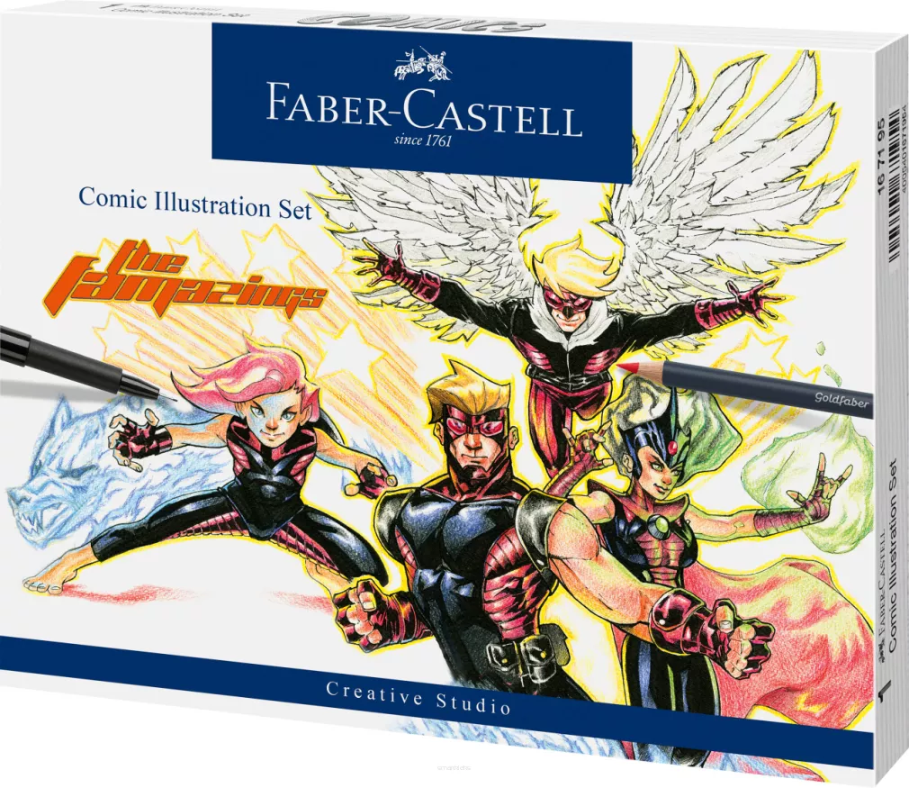 Zestaw Do Rysowania Komiksów 15 El. Faber-Castell 