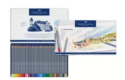 Kredki Akwarelowe Goldfaber Aqua Faber-Castell 36 Kolorów