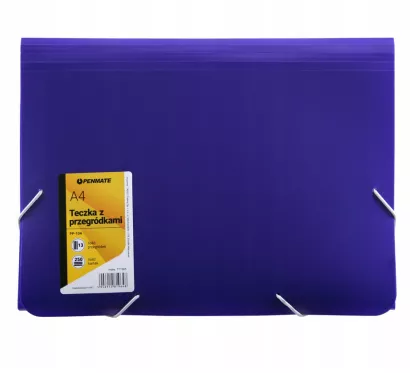 Teczka z Przegródkami A4 Penmate Fiolet