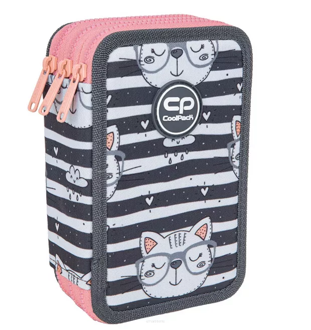 Piórnik Trzyczęściowy z Wyposażeniem CoolPack Jumper 3 Catnip smartkleks.pl