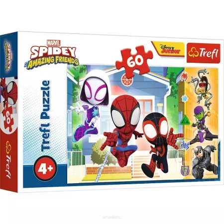Puzzle Trefl W świecie Spidey'a 60 elementów