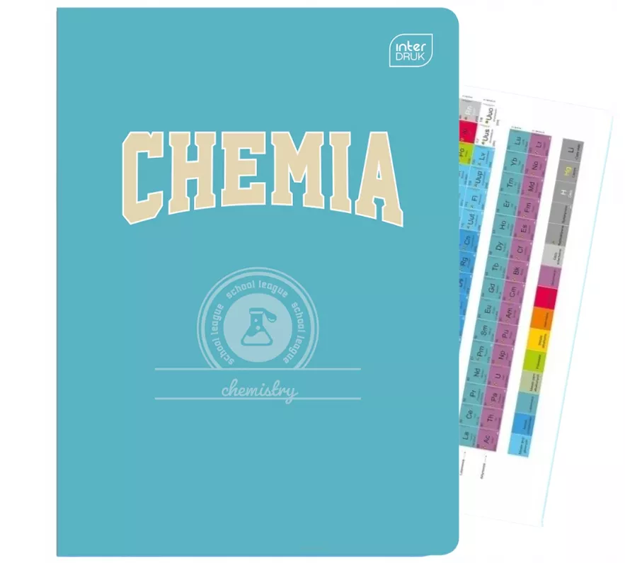 Zeszyt Tematyczny Chemia A5/60k Kratka  Interdruk smartkleks.pl