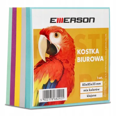 Kostka biurowa Emerson mix kolorów 85x85x35 klejona