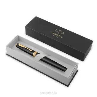 Parker Meridian Pióro wieczne Matowy lakier ze złotymi wykończeniami Średnia końcówka 2231401