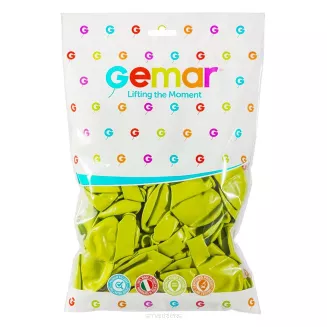 Balony 100 sztuk Pastelowe Green Olive Gemar - 2