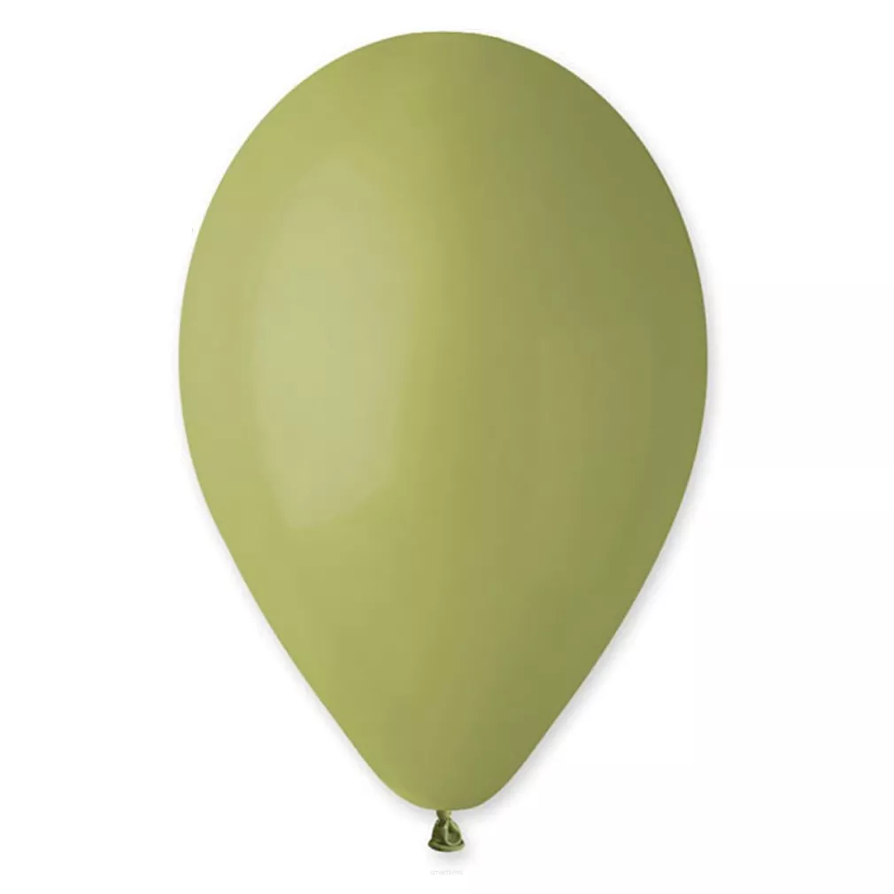 Balony 100 sztuk Pastelowe Green Olive Gemar
