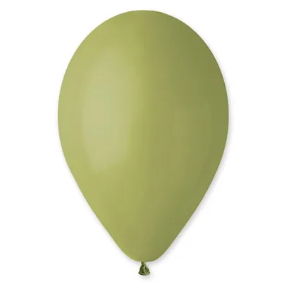 Balony 100 sztuk Pastelowe Green Olive Gemar