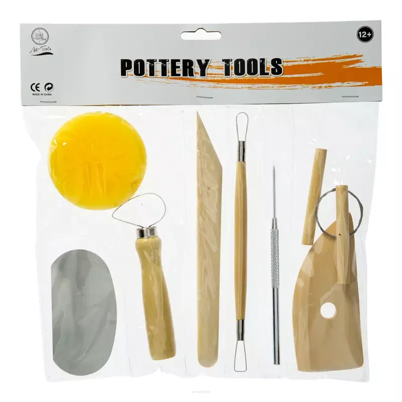 Zestaw narzędzia do modelowania w glinie - 8 sztuk