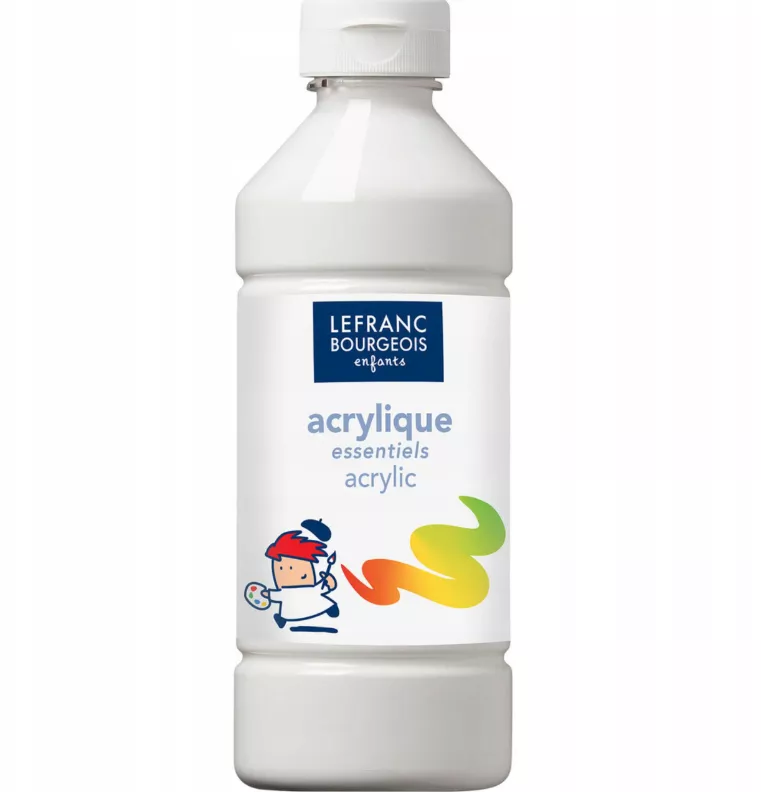 Farba Akrylowa Essentials Lefranc Bourgeois Biała 0,5ml. smartkleks.pl