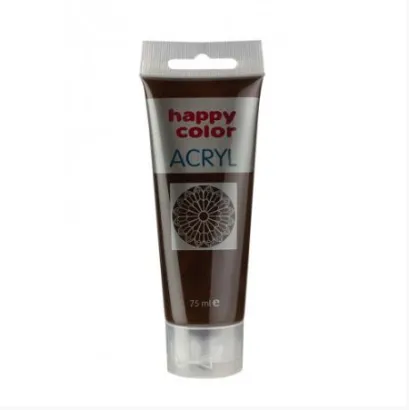 Farba Akrylowa Happy Color 75ml Ciemnobrązowa 75
