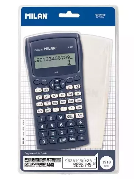 Kalkulator Naukowy Milan 1918 Niebieski smartkleks.pl