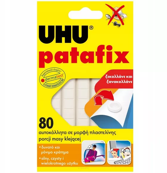 UHU Masa Samoprzylepna Patafix 80 Części