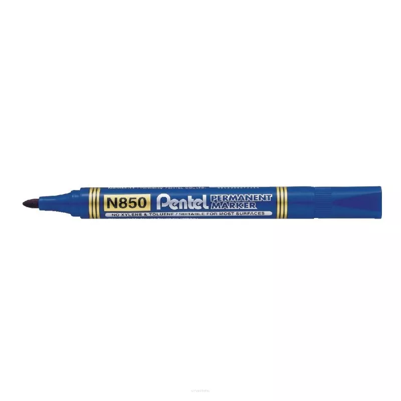 Marker permanentny okrągły Pentel N850 Niebieski