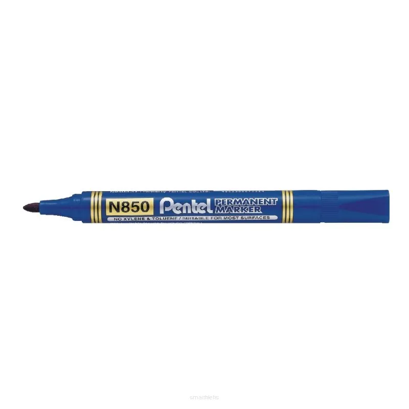 Marker permanentny okrągły Pentel N850 Niebieski