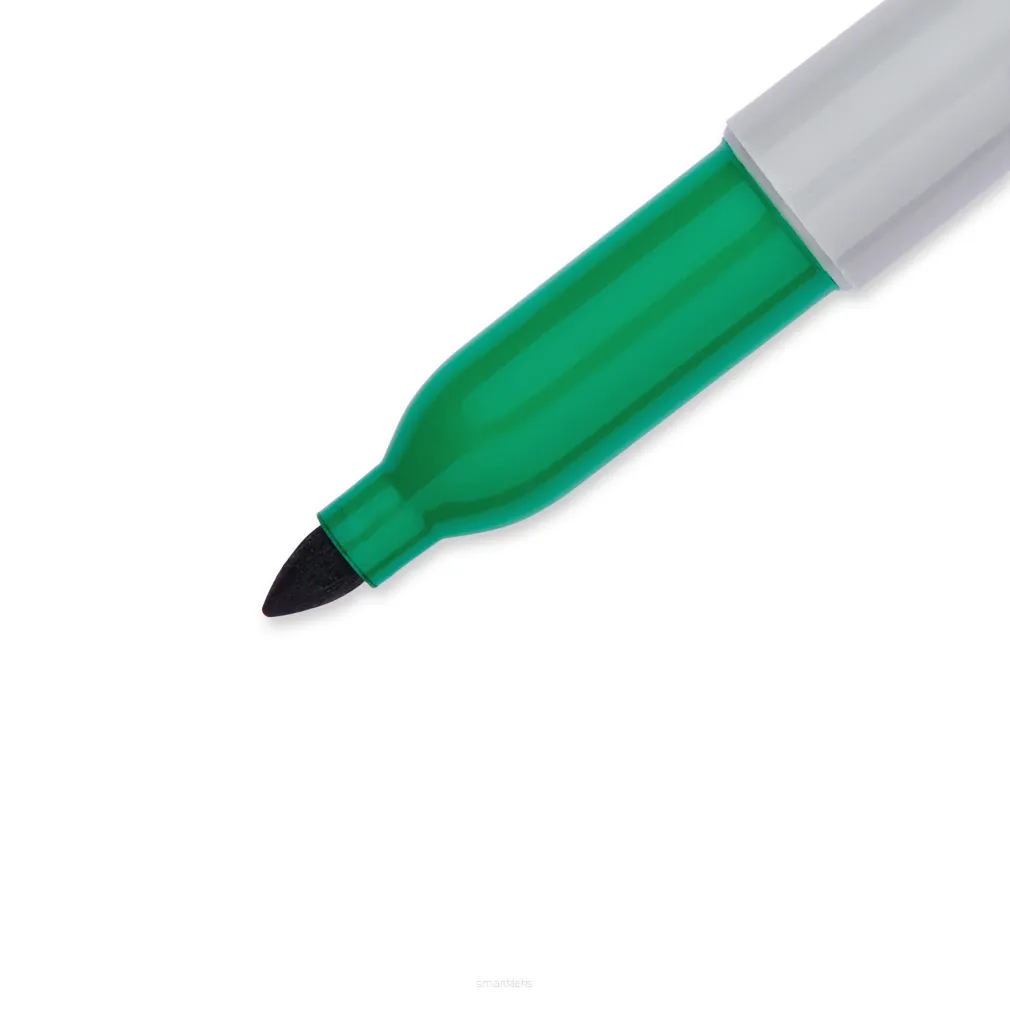Marker Permanentny Sharpie Fine Pisak Szybkoschnący Green smartkleks.pl