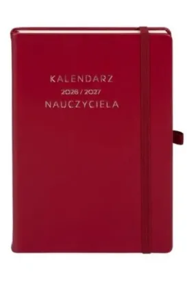 Kalendarze szkolne Kalendarz Nauczyciela 2026/27 A5 Bordowy