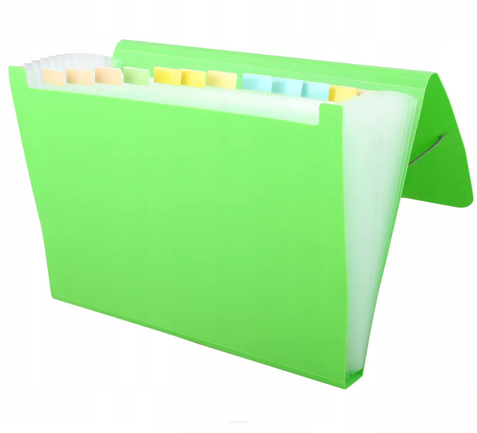 Teczka z Przegródkami A4 Penmate Zielona