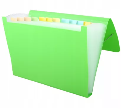 Teczka z Przegródkami A4 Penmate Zielona