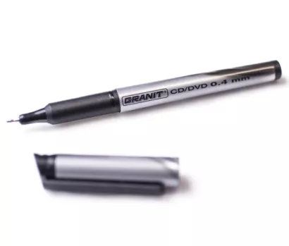 Marker do Płyt CD/DVD 0,4mm Czarny Granit Foliopis
