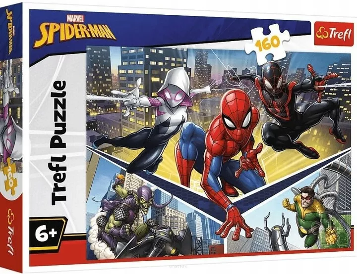 Puzzle Trefl 160 Elementów Siła Spidermana  SmartKleks.pl