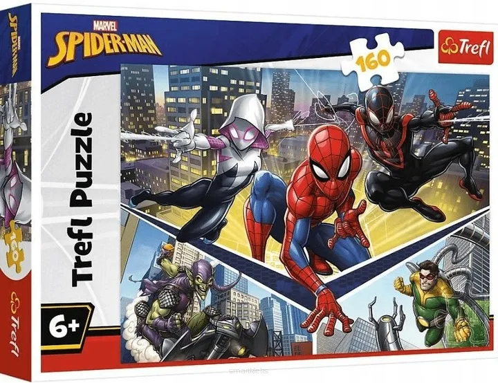 Puzzle Trefl 160 Elementów Siła Spidermana  SmartKleks.pl